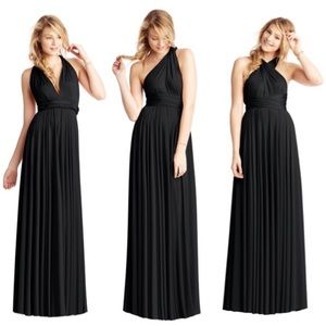 TwoBirds Black Ballgown, Size A